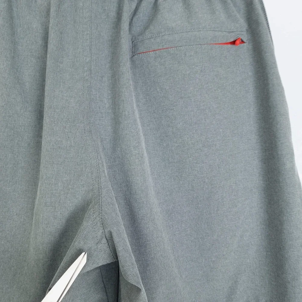 Chubbies Shorts Mens Small Gray 7 Inch Inseam Stretch Athletic Swim Trunks - Picture 10 of 13